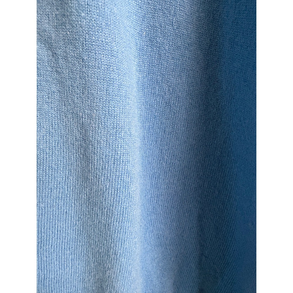 Sandro Paris Blue FLASHBACK Wool Cashmere Blend Graphic Knit Sweater Womens L - Picture 10 of 11